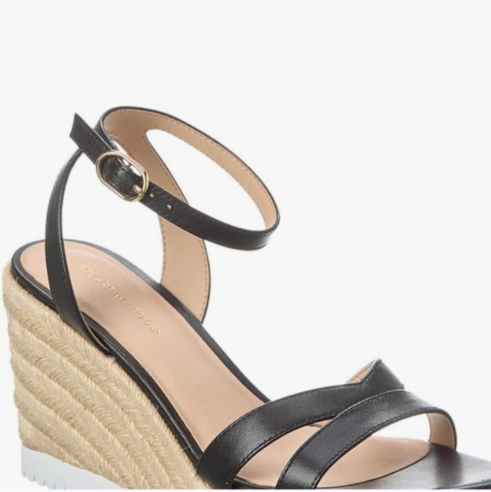Stuart Weitzman Catlina Espadrille Wedge Heel Size 40.5 NWT - Picture 3 of 12
